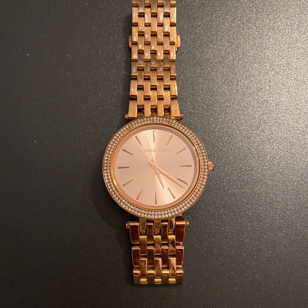 - Rose Gold Michael Kors Watch